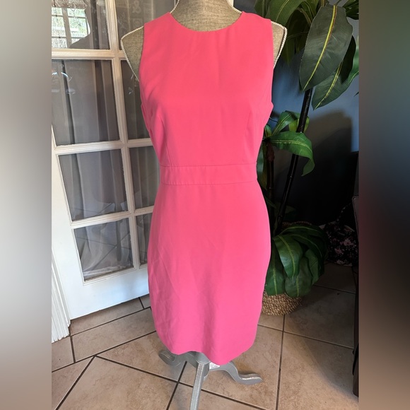 Women J.Crew Midi, Pink Sheath/Pencil dress. - Picture 2 of 9